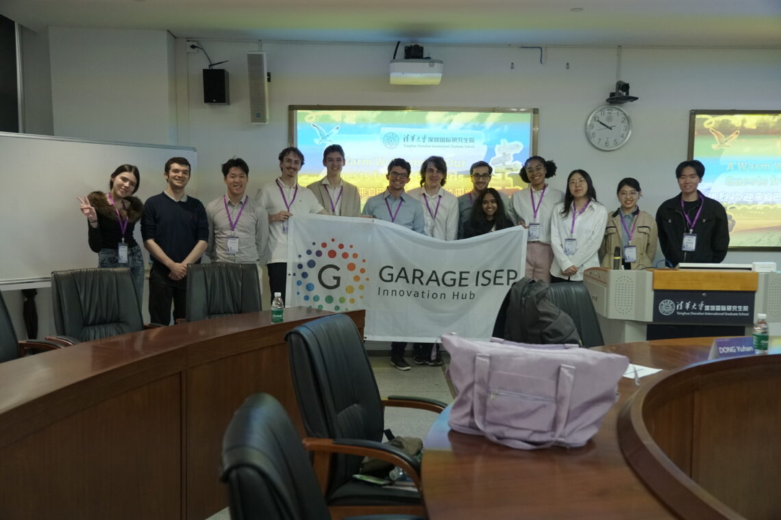l'équipe Garage Isep en Chine