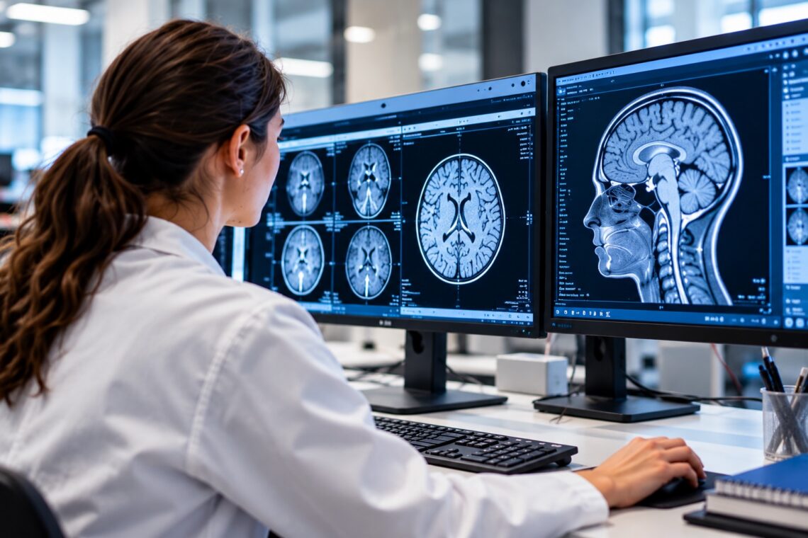 Analyse d’IRM cérébrale en laboratoire
